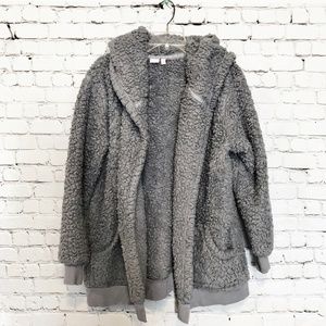 Nordstrom Oversized Sherpa Teddy Bear Jacket